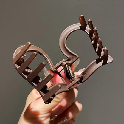 11PCS Frosted Shark Hair Clips Set - Women's Hair Claw Clamps