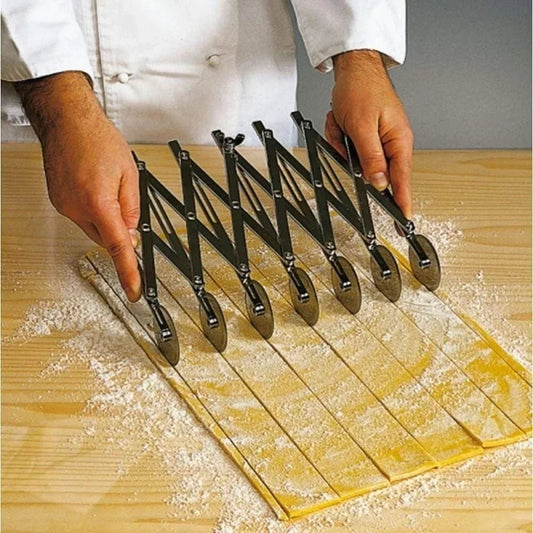 Stainless Steel 3/5/7 Wheel Pastry Cutter Dough Divider Pizza