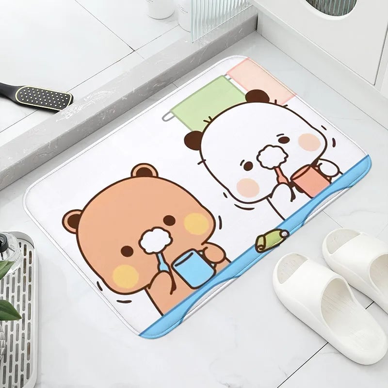 Bubu Dudu Non-Slip Cartoon Welcome Mat - Cute Entrance Doormat