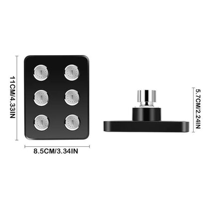 360° Pressurized Rain Shower Head Mini-Surround Large Water Flow