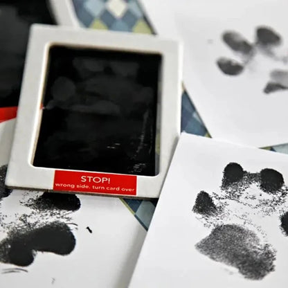 Ink Pad Kit for Pet Paw Prints & Baby Handprints - Safe DIY