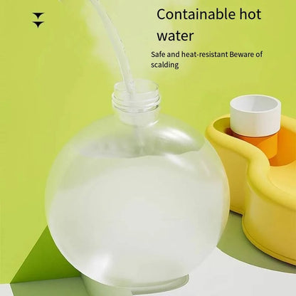 Portable Pet Water Dispenser with Foldable Bowl - Travel Bottle