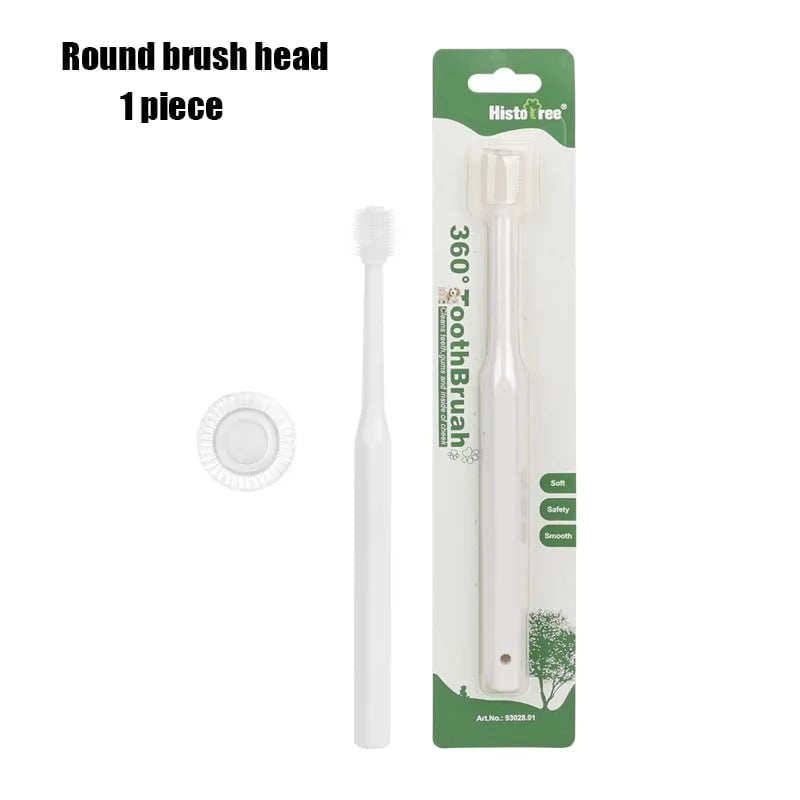 360° Pet Toothbrush for Dogs & Cats - Tartar Removal Dental Care