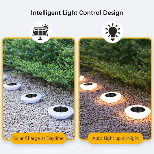 14 LED Solar Ground Lights Waterproof Outdoor Landscape Pathway