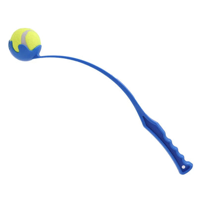 Pet Ball Launcher Stick - Hands-Free Dog Ball Thrower & Retriever