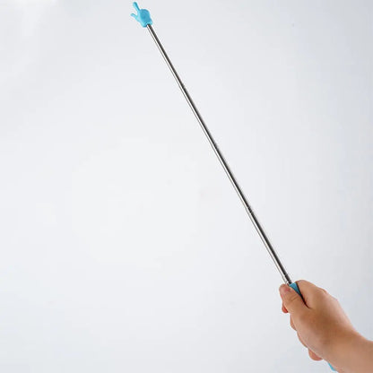 Retractable Finger Pointer Stick – Stainless Steel Telescopic Teaching Pointer