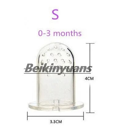 Silicone Baby Teething Pacifier Fruit Vegetable Bite Bag Molar Stick