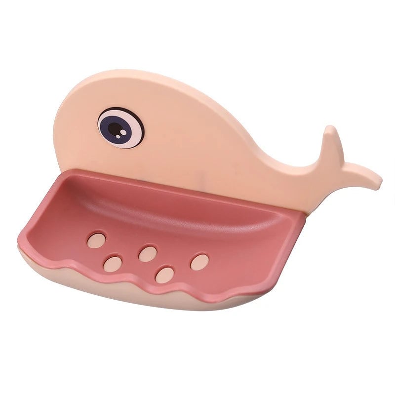 Cartoon Soap Box Drain Holder - Bathroom Shower Storage Tray