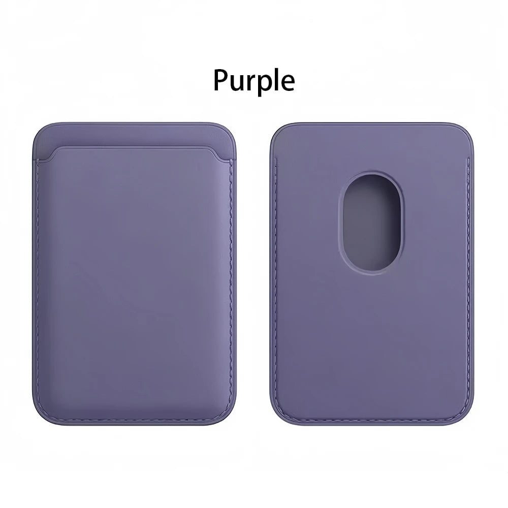 MagSafe Leather Wallet Case iPhone 16/15/14/13/12 Pro Max Magnetic