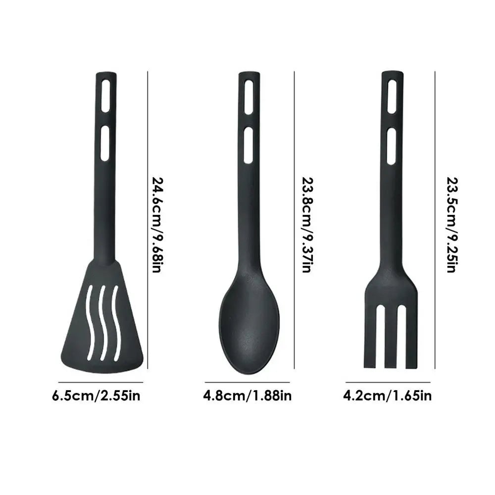 Nylon Kitchen Utensils Set - Non-Stick Spatulas Cookware Kit