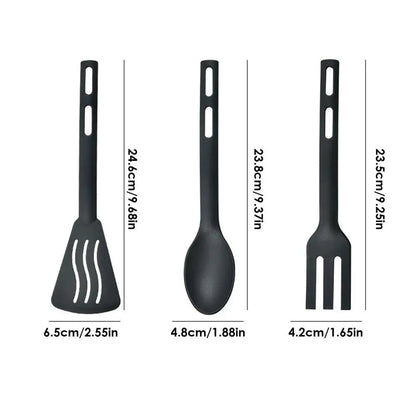 Nylon Kitchen Utensils Set - Non-Stick Spatulas Cookware Kit