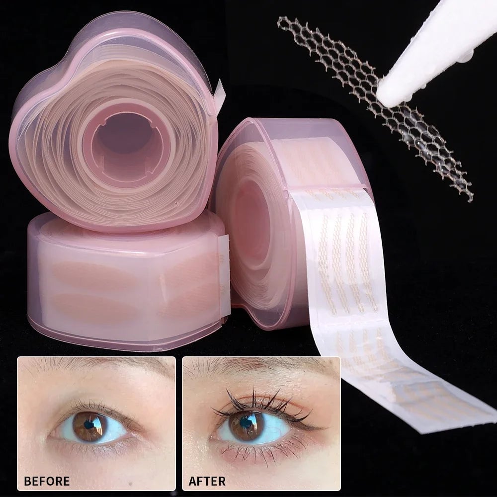360Pcs Double Eyelid Tape Clear Beige Natural Eye Fold Stickers
