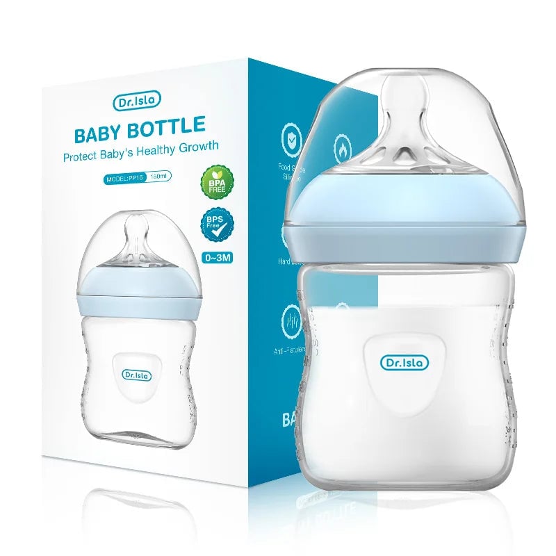 BPA-Free PP Baby Bottles 150/240/330ML with Handles Newborn Feeding