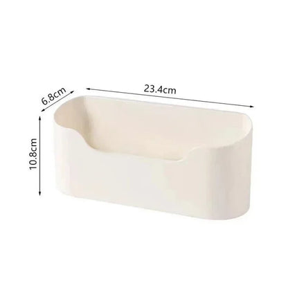 Wall-Mounted Adhesive Storage Rack Multifunctional Cabinet Organizer