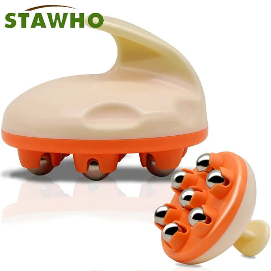7-Bead Professional Body Ball Roller Massager Anti-Cellulite Relief