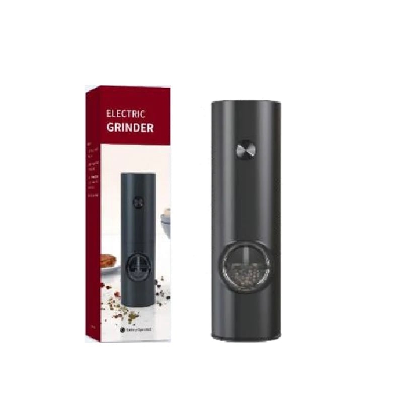 Electric Salt Pepper Grinder Set LED Light Adjustable Spice Mill