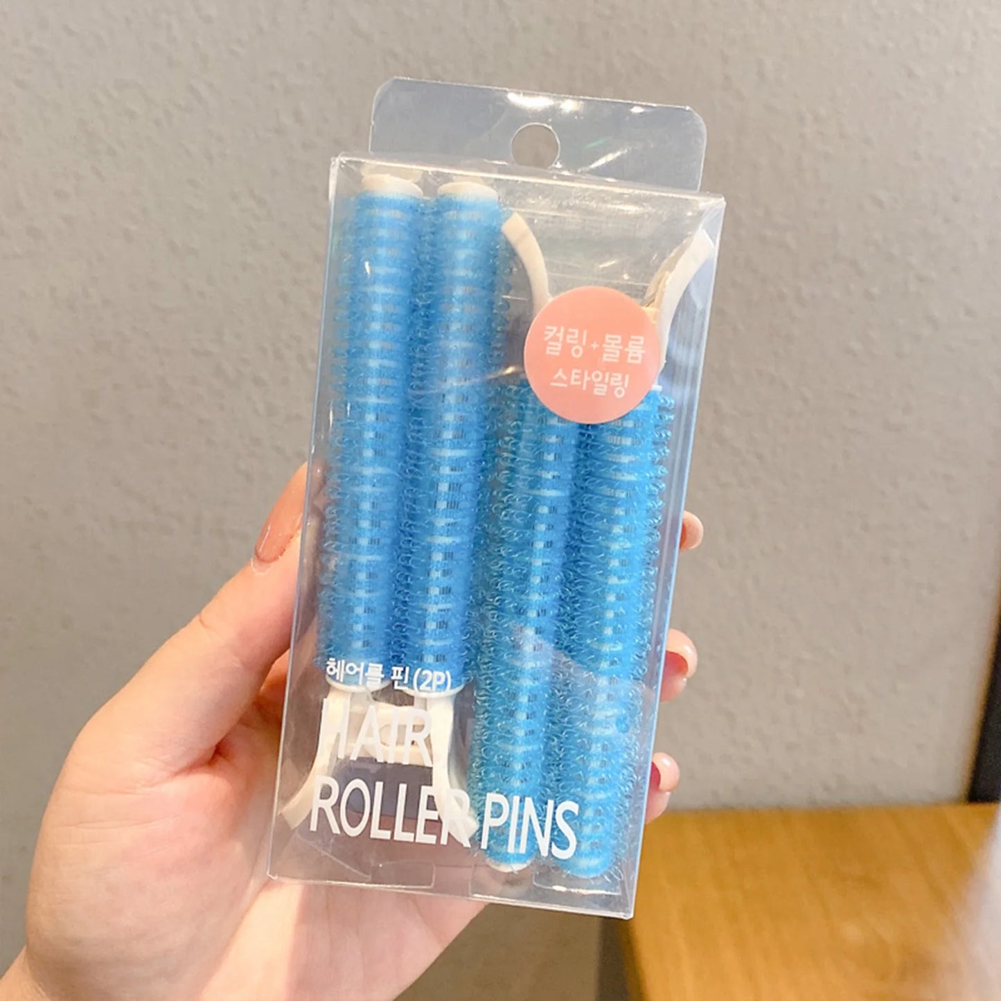 Heatless Hair Curlers Set - Lazy Rollers & Bangs Styling Clips