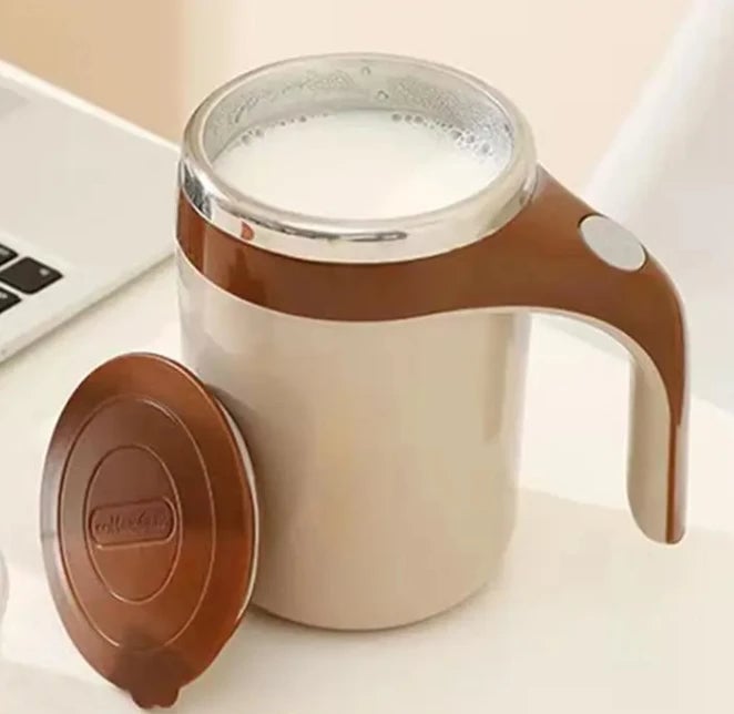 Automatic Self Stirring Magnetic Mug - Stainless Steel Thermal Cup