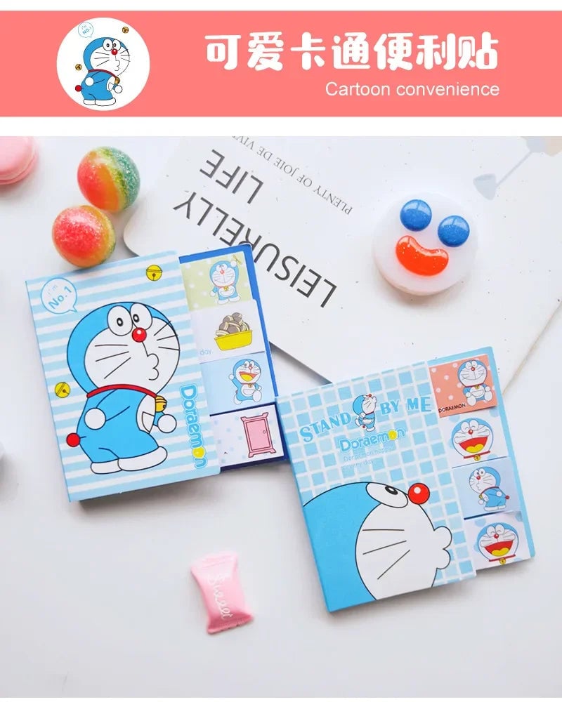 Kawaii Cartoon Stickers Note Pads Set - Japanese Korean Stationery
