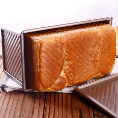 Non-Stick Loaf Pan with Lid - Oven Safe Bread Baking Pan