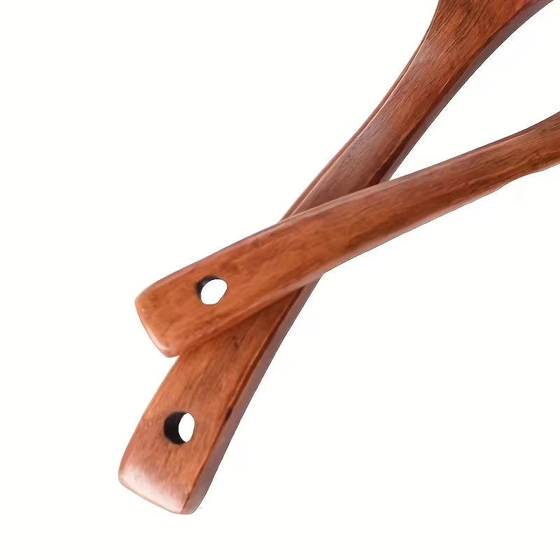 Non-Stick Wooden Cooking Spoon - Anti-Scalding Soup Ladle Kitchen