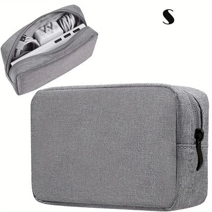 Small Travel Cable Organizer Bag Electronics Storage SD Card Pouch