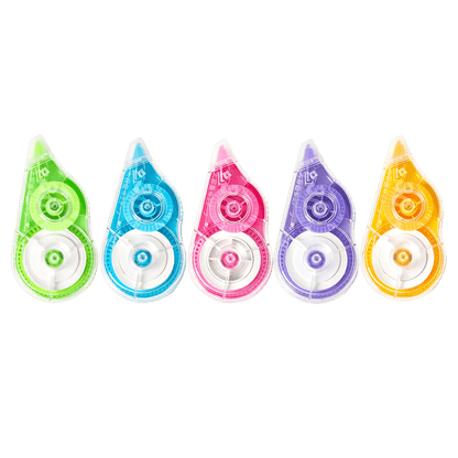 5-Piece White Out Correction Tape Set - Kawaii Student Erasers Multi