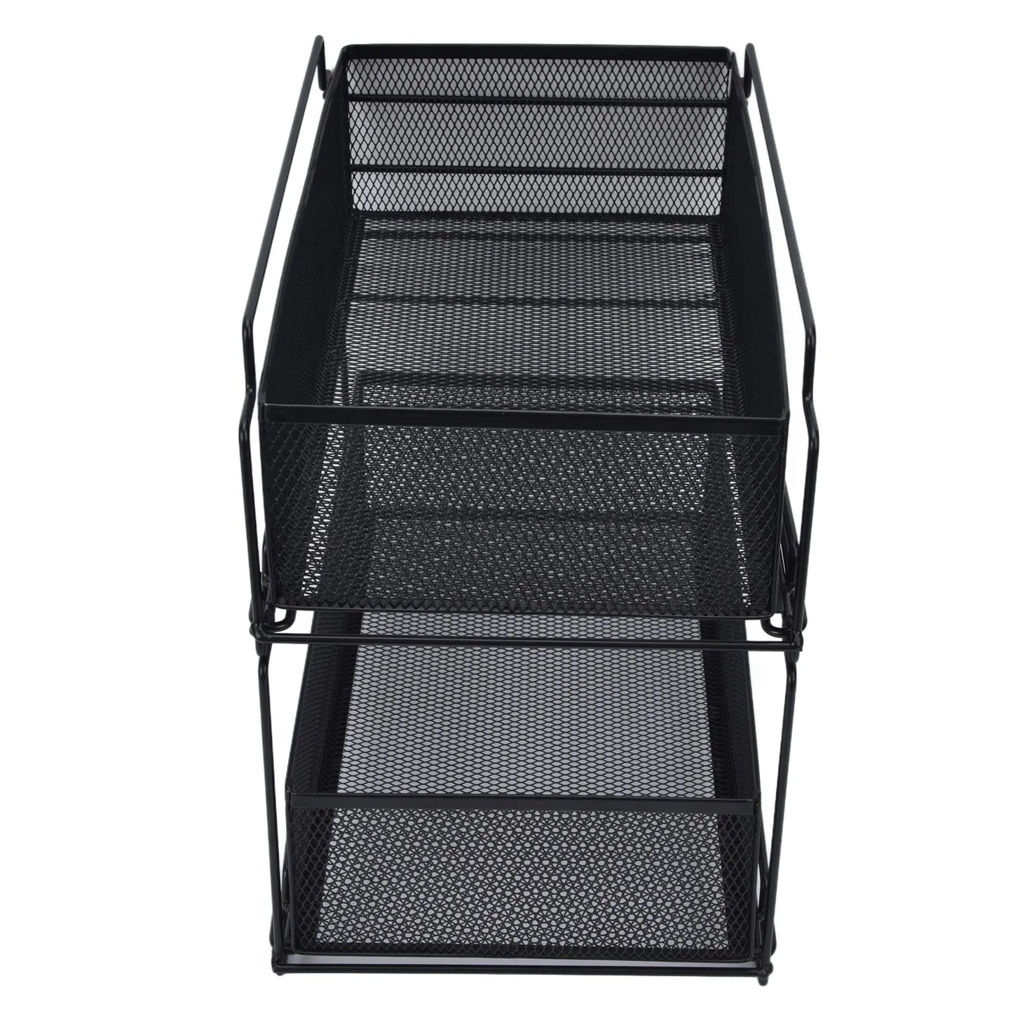 Sliding Under Sink Drawer Organizer - Pull Out Kitchen Storage Rack