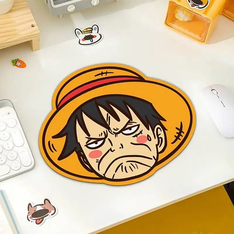 Non-Slip Waterproof Gaming Mouse Pad Luffy Anime Design PC Laptop