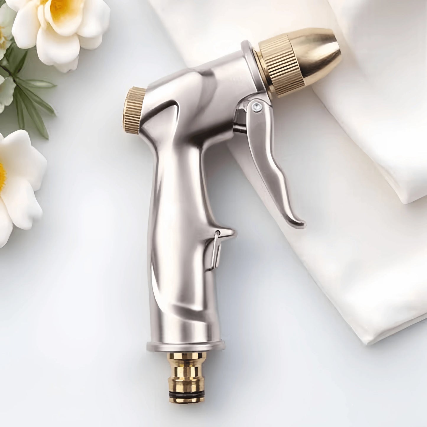Metal Hose Nozzle 4 Modes Spray Gun Garden Watering Car Wash Pet
