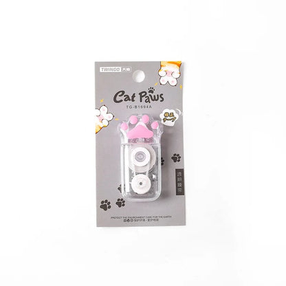 6M Cartoon Cat Claw Correction Tape - Quick Clean Writing Tool