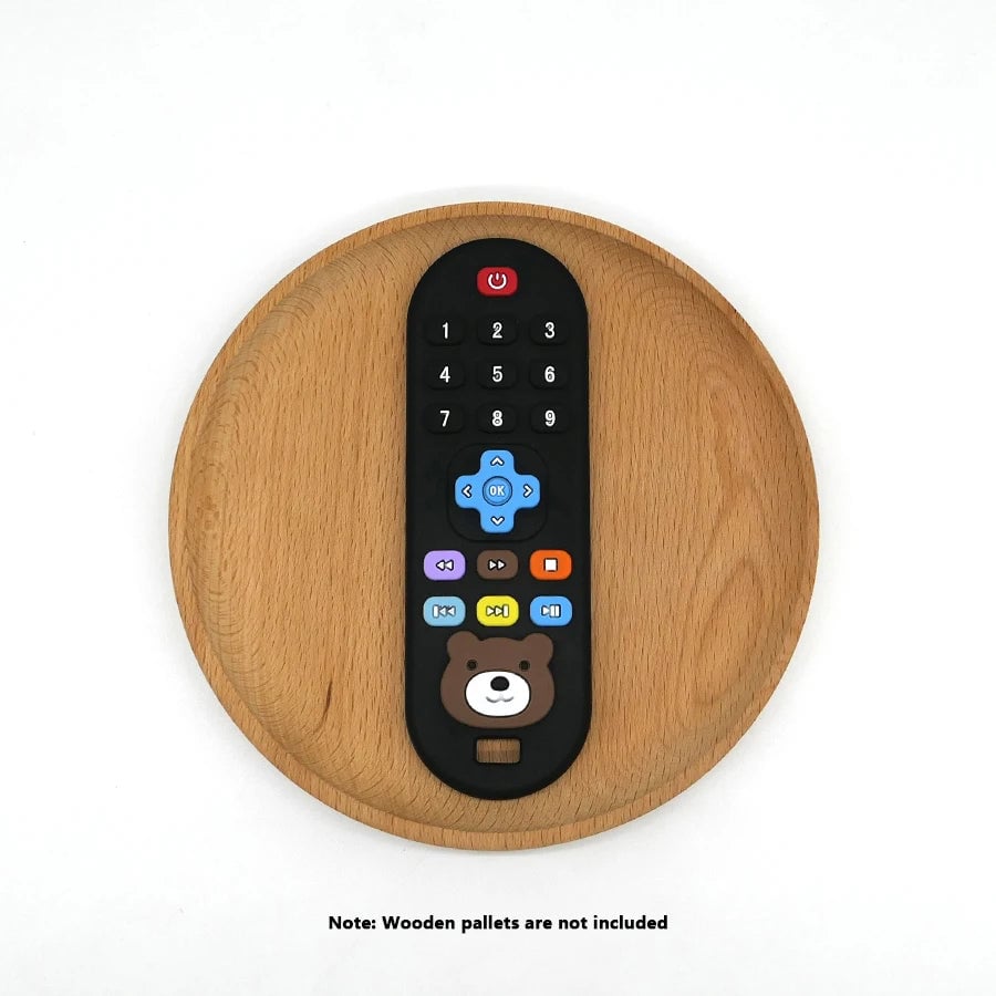 Silicone Remote Control Baby Teether Toys 1-4 Pack Kids Safe