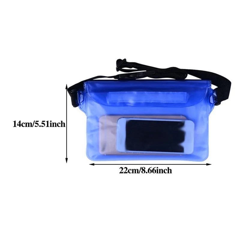 Waterproof Swimming Dry Bag - Phone Case Shoulder Waist Pack Beach