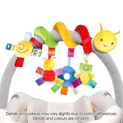 Soft Giraffe Handbell Rattle - Plush Baby Development Toy