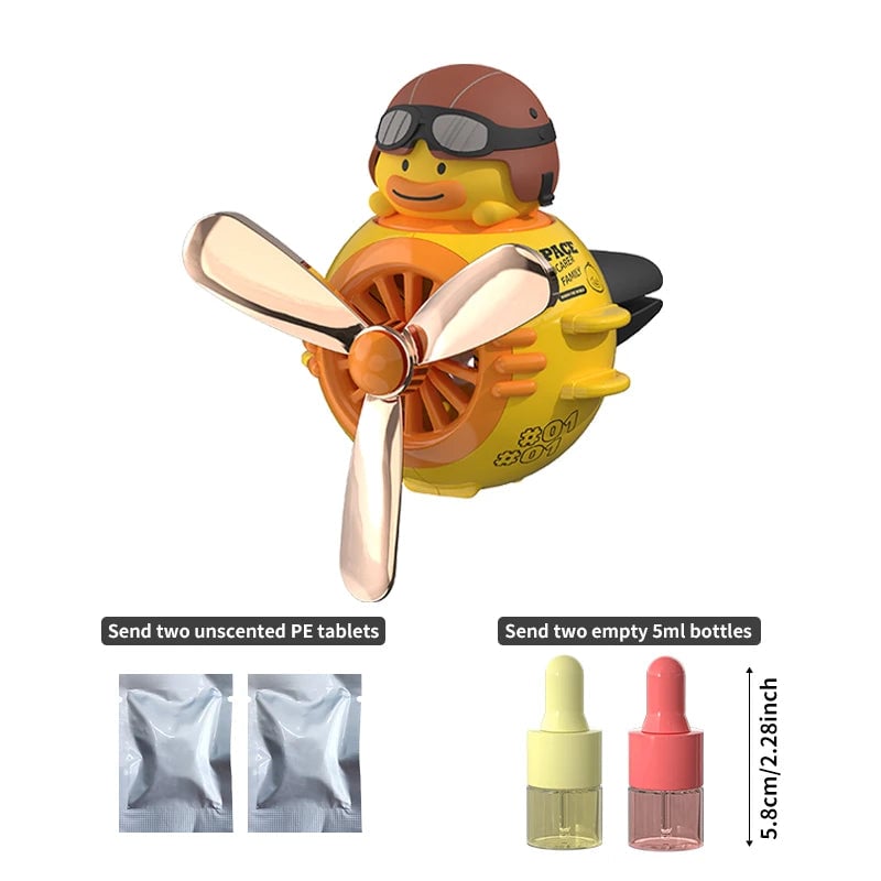 Magnetic Cartoon Car Air Vent Aromatherapy Diffuser Clip + 2 Tablets