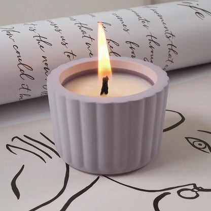 Round Candle Jar Silicone Mold with Lid - DIY Epoxy Resin Casting