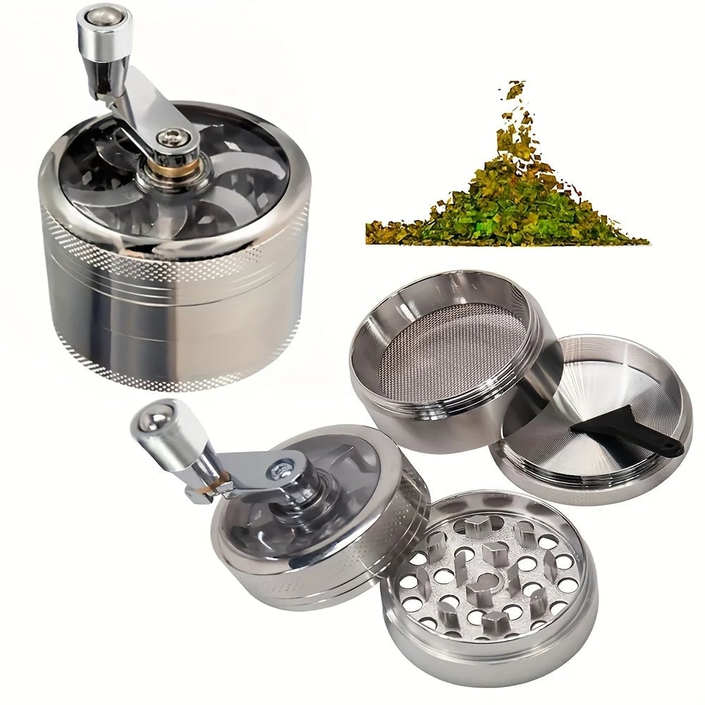 Manual Spice Grinder - Nutmeg Ginger Salt Pepper Crusher Hand Tool