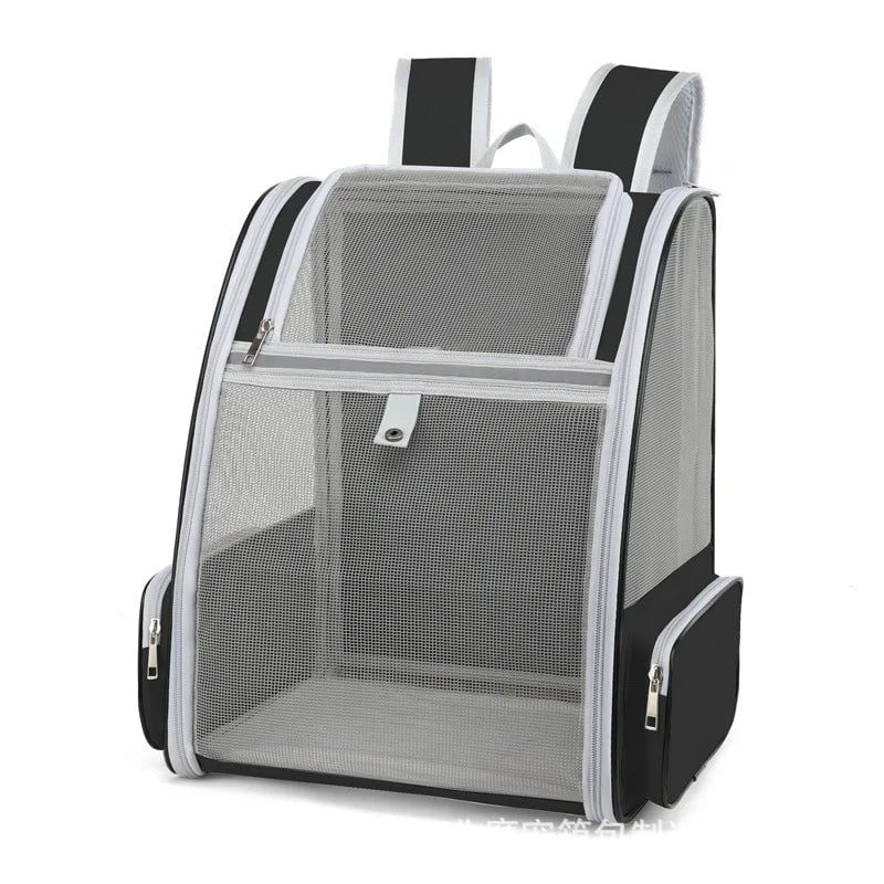 Breathable Pet Carrier Backpack 6kg Capacity - Cats Small Dogs Travel