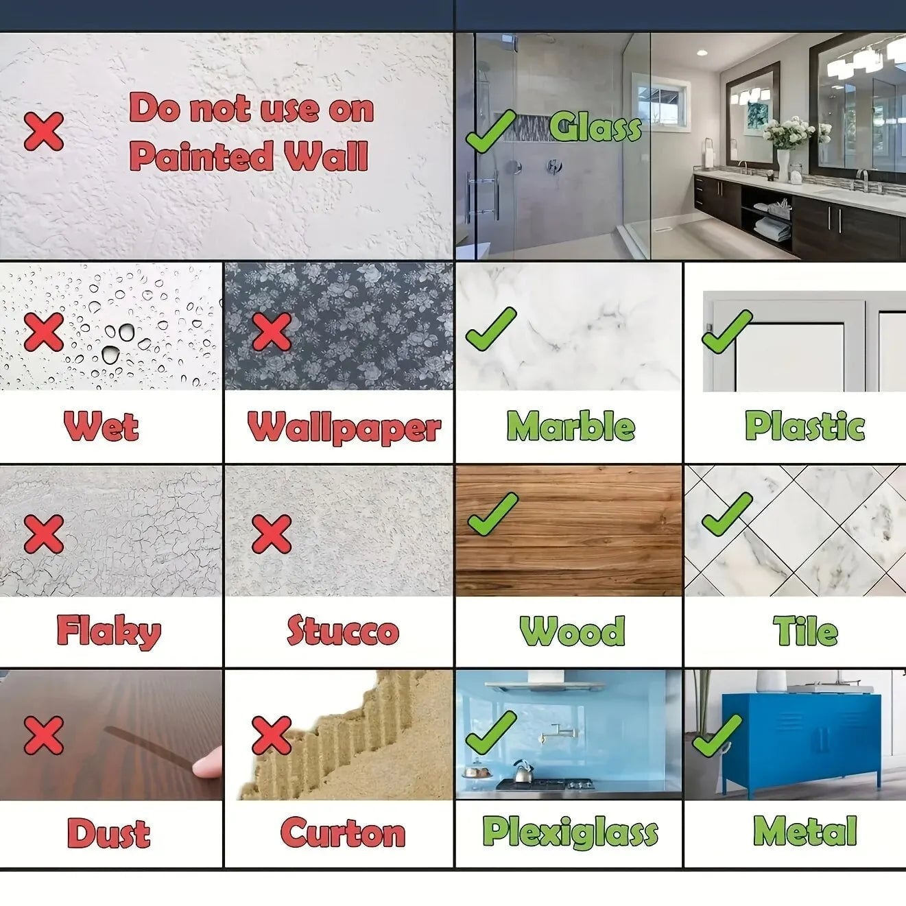 30pc Transparent Wall Mount Hooks - Strong Grip Traceless Install