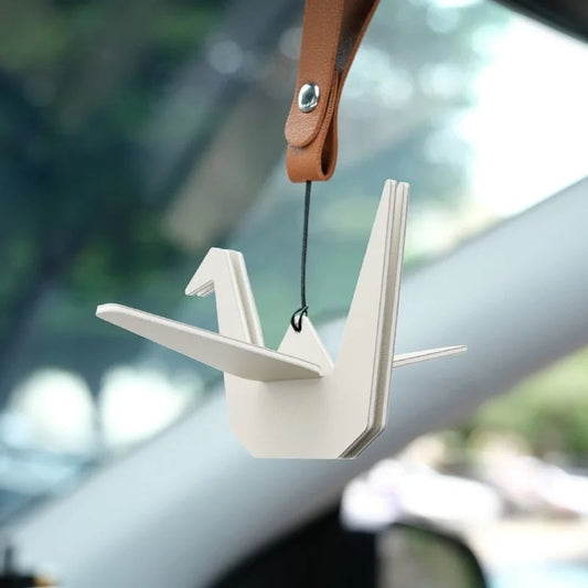 Lucky Paper Crane Car Perfume Diffuser - Absorbent Paper No Scent