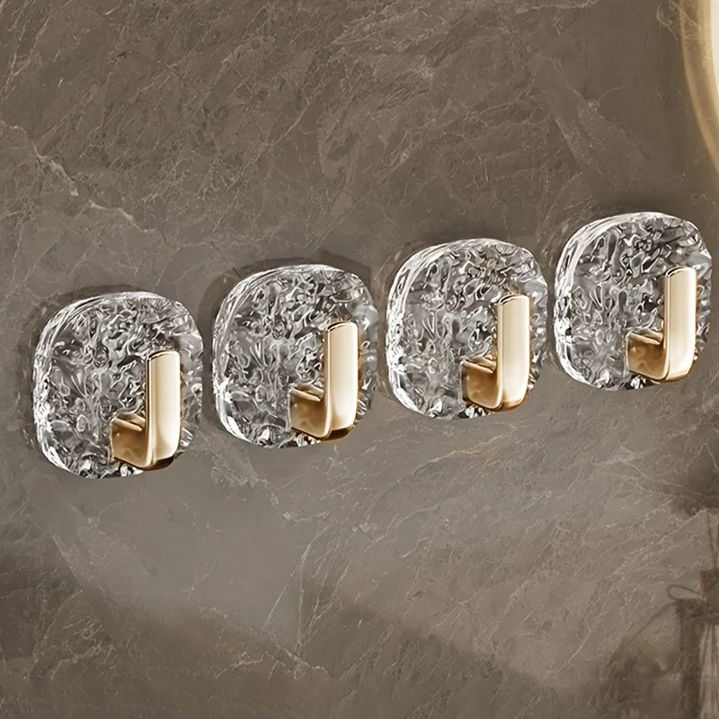 4Pcs Self-Adhesive Multi-Purpose Hooks Kitchen Bathroom Storage