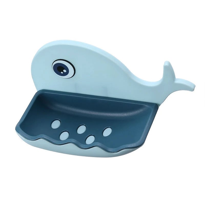 Cartoon Soap Box Drain Holder - Bathroom Shower Storage Tray
