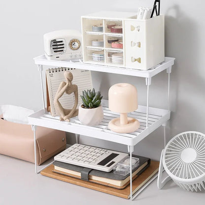 Multi-Purpose Storage Organizer Shelf - Kitchen, Closet & Makeup