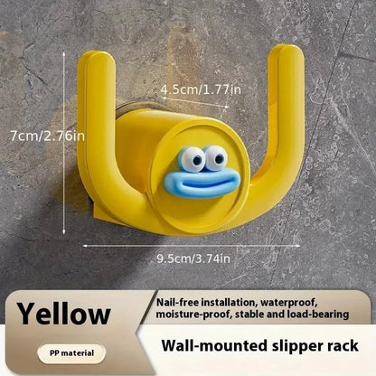 Cartoon Slippers Hook Bathroom Storage Organizer Rack Shoe Holder