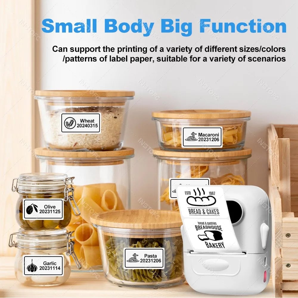 P50 Wireless Bluetooth Thermal Label Printer Inkless Adhesive Maker