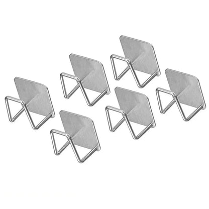 Wall Mounted Stainless Steel Kitchen Storage Rack - Pot Cover & Board