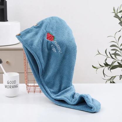 Microfiber Hair Towel - Anti Frizz Quick Dry for Beach & Shower
