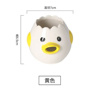 Ceramic Chicken Egg White Separator - Kitchen Baking Tool Yolk Filter
