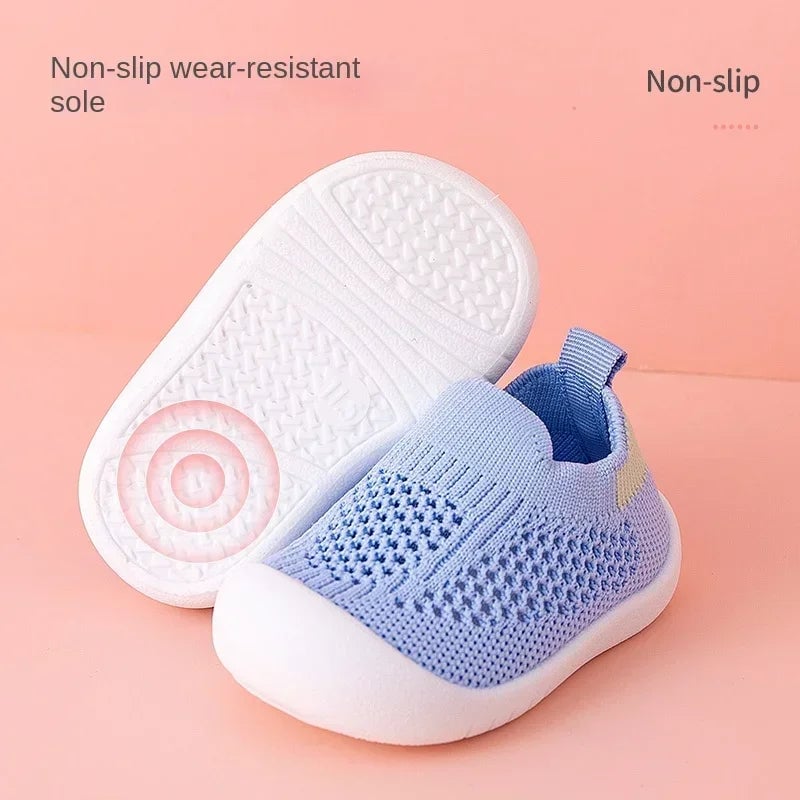 Breathable Knitted Slip-On Sneakers - Toddler Boys Girls Shoes