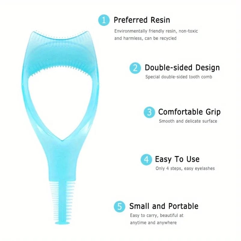 Mascara Applicator Template & Eyelash Curler Guard - Precision Tool